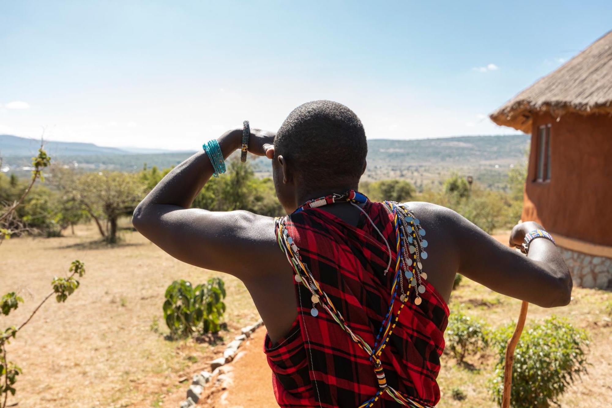 Africa Safari Maasai Boma Villa Serengeti Exterior photo