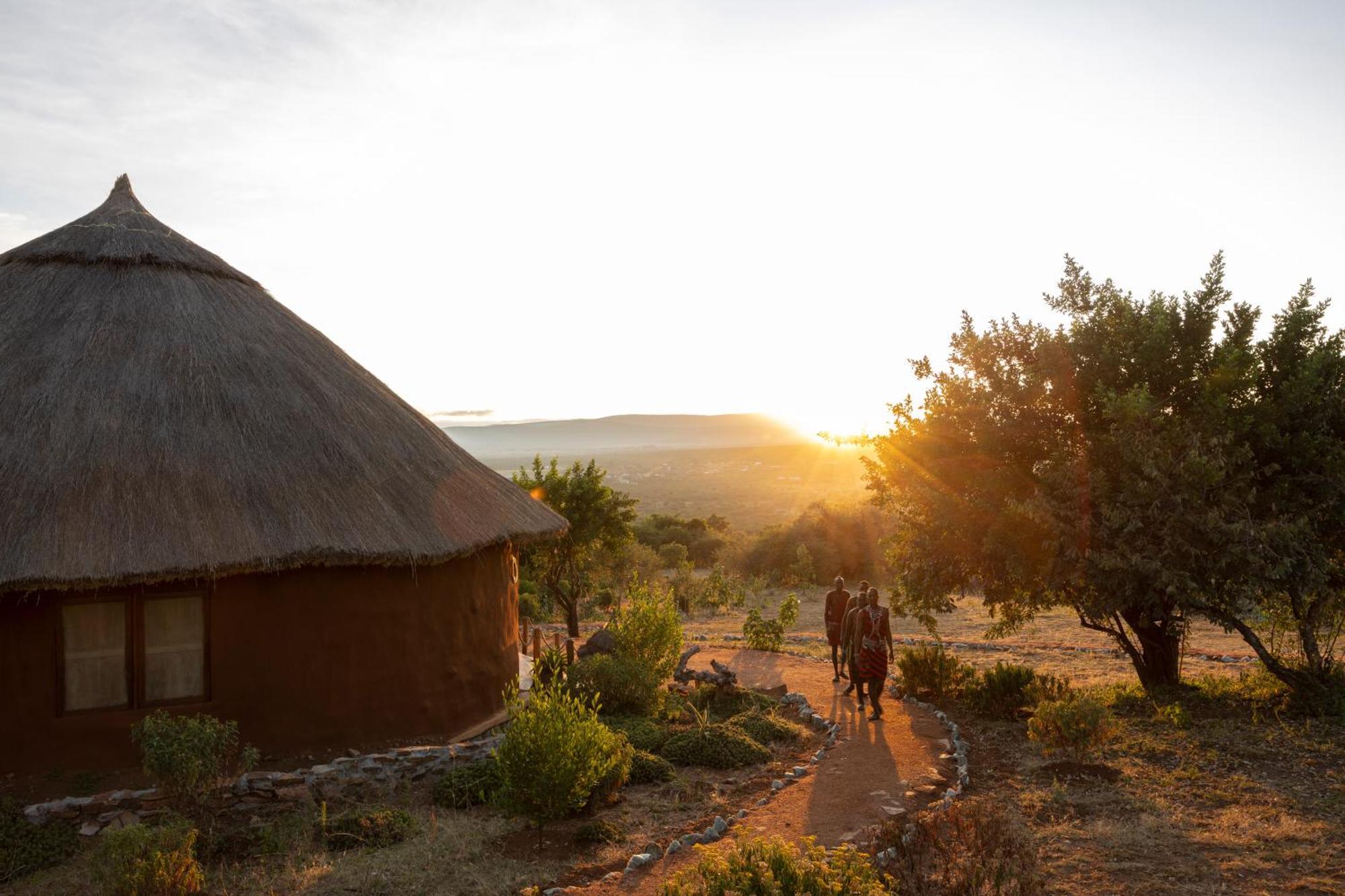Africa Safari Maasai Boma Villa Serengeti Exterior photo